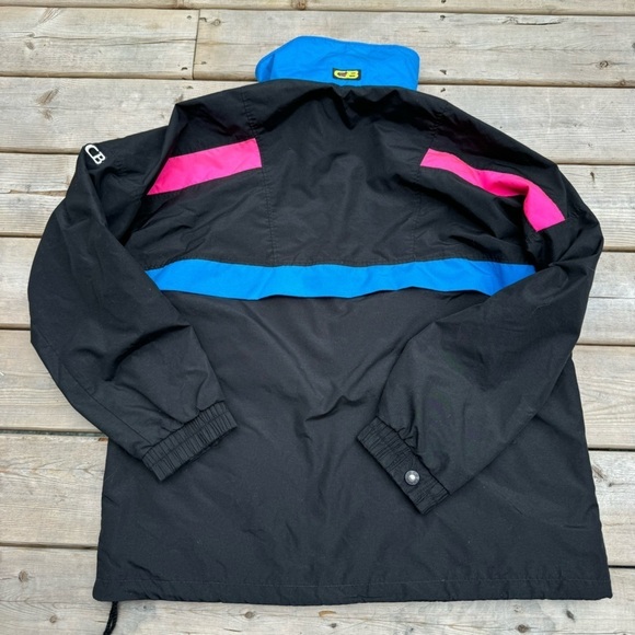 1989 wind breaker pull over vintage medium CB sports - Picture 8 of 15